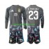 Camisola Argentina Emiliano Martinez 23 Guarda-redes Criança Equipamento Primeiro Copa do Mundo 2026 Manga Comprida